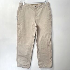 Columbia Hiking Outerwear Sportsman Casual Rigid Cotton Khaki Pants Size 36X32